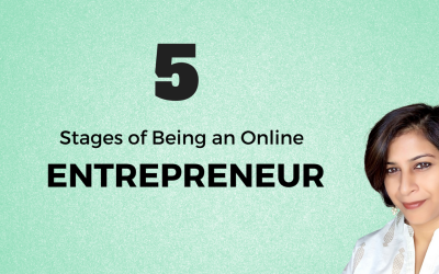 5 Stages of Being An Online Entrepreneur [Infographic]