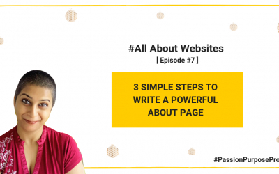 3 Easy Steps to Write a Powerful About Page